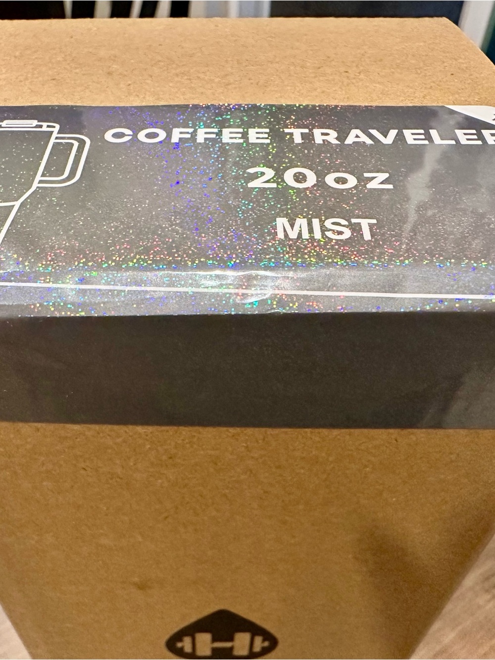 HydroJug 20oz. Coffee Traveler - Mist (shimmery blue)
